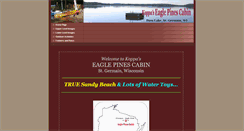 Desktop Screenshot of eaglepinescabin.com
